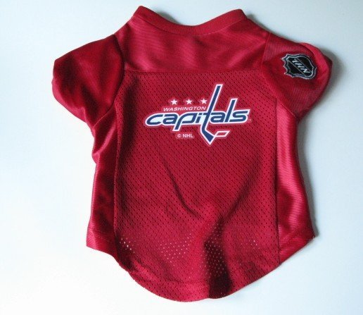 Washington Capitals Pet Dog Hockey Jersey Premium Large Gift