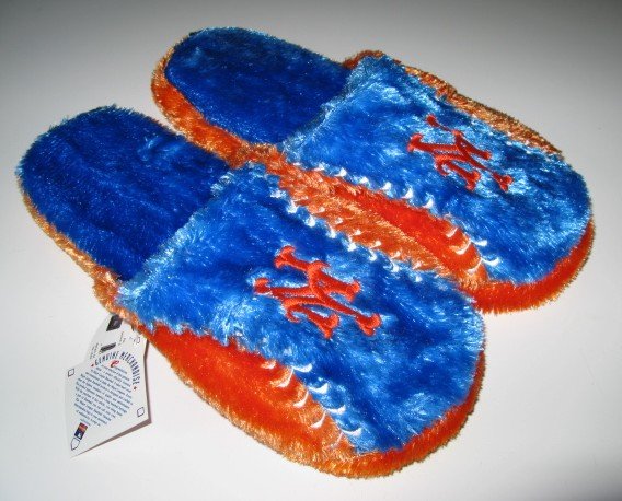 NY New York Mets Ball Slide Slippers Gift Small