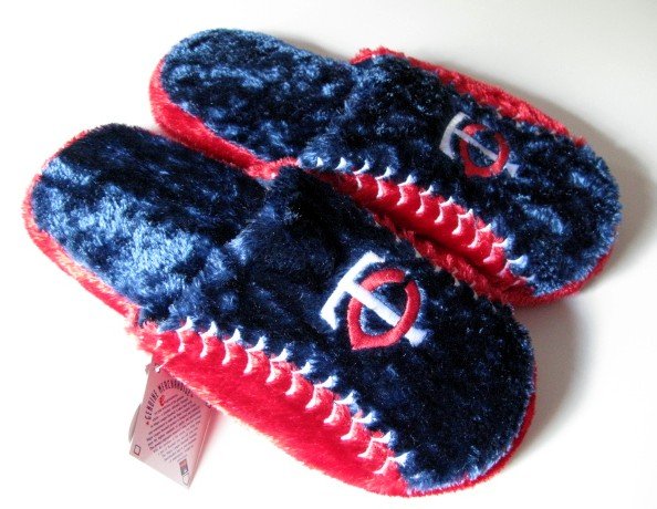 Minnesota Twins Ball Slide Slippers Gift Large