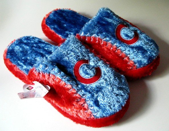 Chicago Cubs Ball Slide Slippers Gift Large