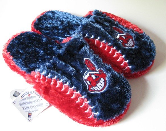 Cleveland Indians Ball Slide Slippers Gift Large