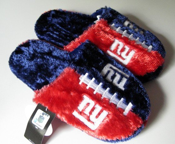 NY New York Giants Football Himo Slide Slippers Gift Small