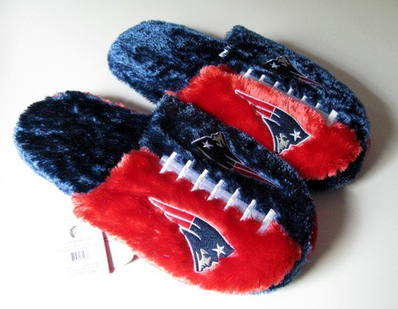 New England Patriots Football Himo Slide Slippers Gift Large