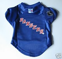 NY New York Rangers Pet Dog Hockey Jersey Premium Large