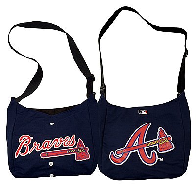 Atlanta Braves Littlearth Home Run Baseball Jersey Tote Bag Gift
