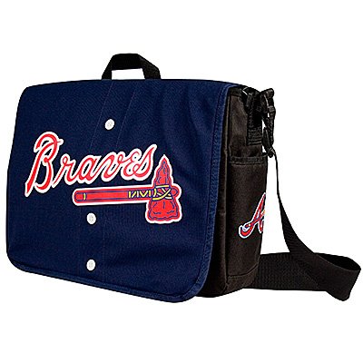 Atlanta Braves Littlearth Baseball Jersey Messenger Bag Gift