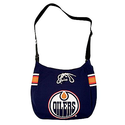 Edmonton Oilers Littlearth Hat Trick Hockey Jersey Tote Bag Purse Gift