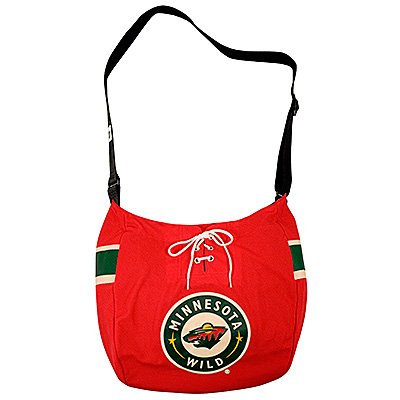 Minnesota Wild Littlearth Hat Trick Hockey Jersey Tote Bag Purse Gift