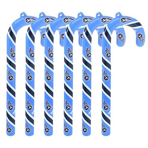 Tennessee Titans Candy Cane Christmas Tree Ornament Set Gift