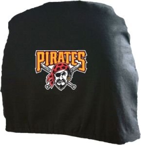 Pittsburgh Pirates Auto Car Head Rest Covers Set Gift