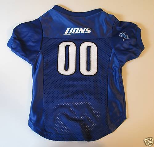 Detroit Lions Pet Dog Football Jersey Premium Gift Medium