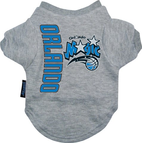 Orlando Magic Pet Dog T-Shirt Tee Gray Medium