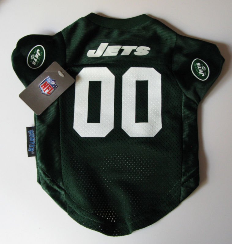 New York Jets Pet Dog Football Jersey Premium Size XL