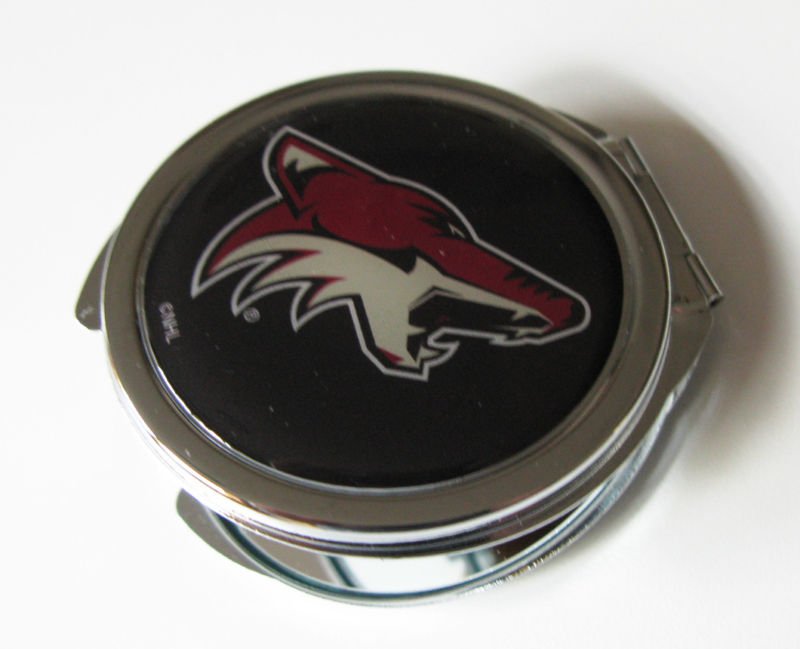Phoenix Coyotes Ladies Compact Mirror w/Floral Design