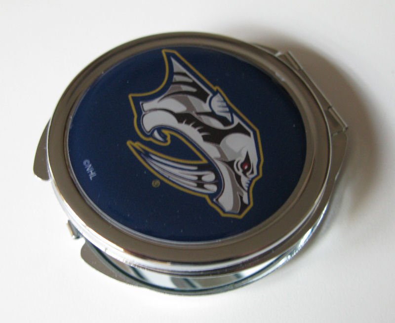 Nashville Predators Ladies Compact Mirror w/Floral Design