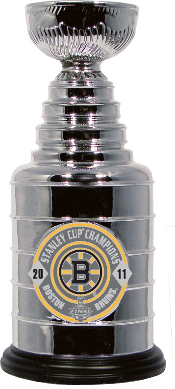 Boston Bruins Mini Stanley Cup Replica 8" Collectible 2011 Champs