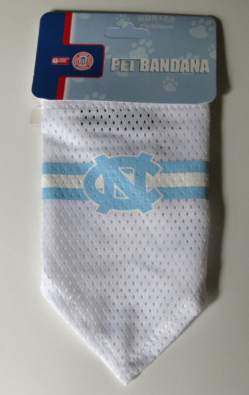North Carolina University Tar Heels Pet Dog Football Jersey Bandana S/M