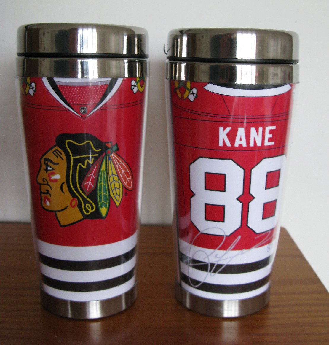 Patrick Kane Chicago Blackhawks 16oz Travel Tumbler Mug