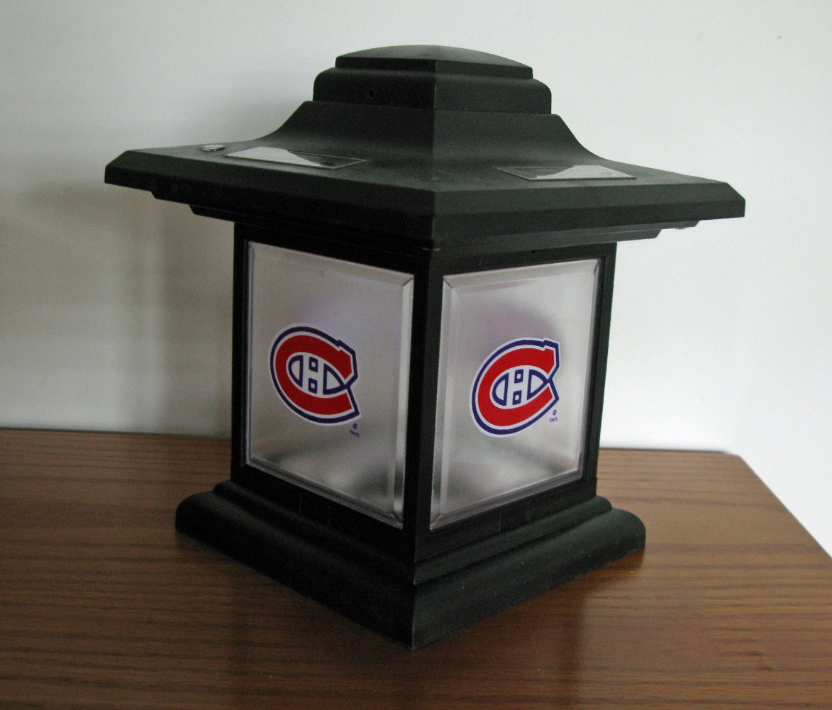 Montreal Canadiens Outdoor Solar Table Light Lamp