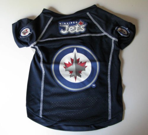 Winnipeg Jets Pet Dog Hockey Jersey Small