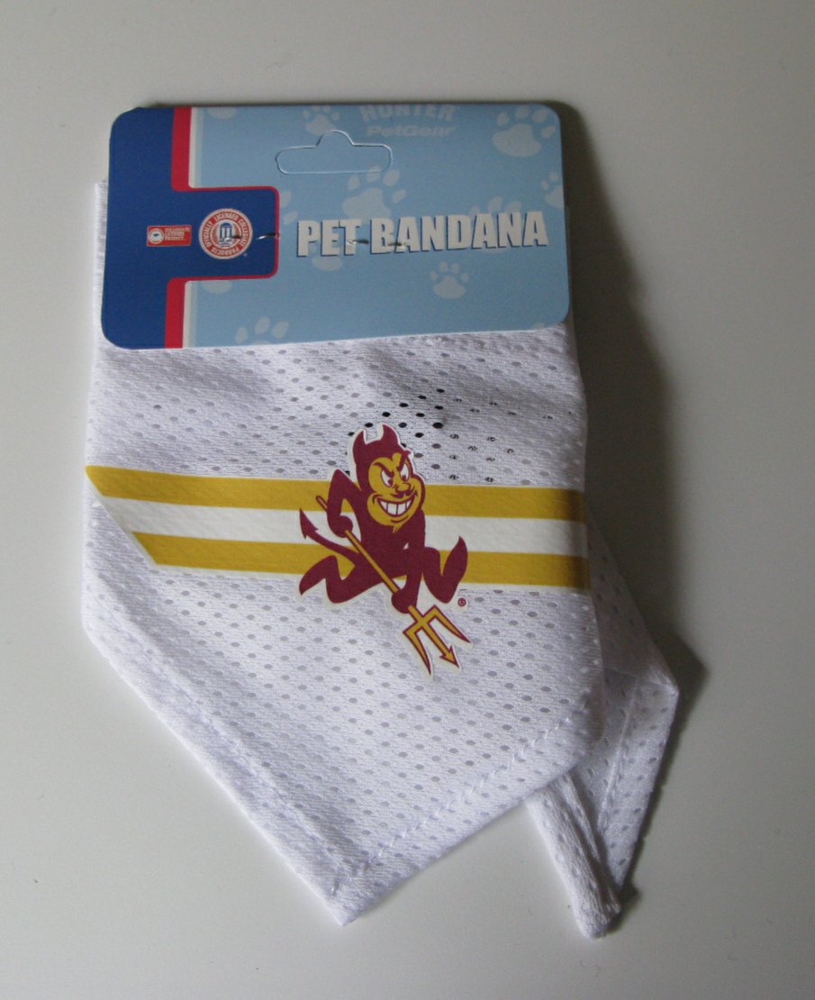 Arizona State Sun Devils Pet Dog Football Jersey Bandana S/M