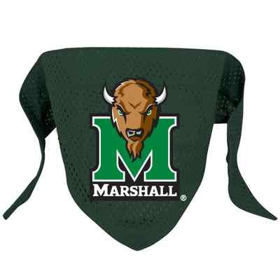 Marshall University Thundering Herd Pet Dog Football Jersey Bandana S/M