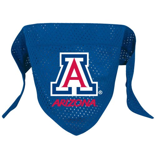 Arizona University Wildcats Pet Dog Football Jersey Bandana S/M