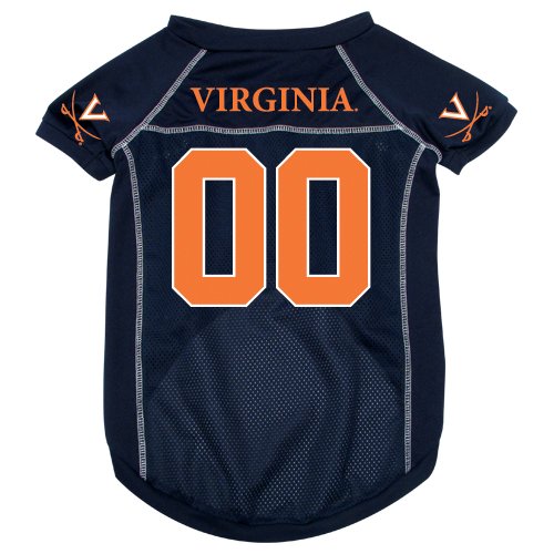 Virginia University Cavaliers Pet Dog Football Jersey XL