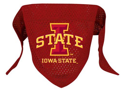 Iowa State Cyclones Pet Dog Football Jersey Bandana S/M