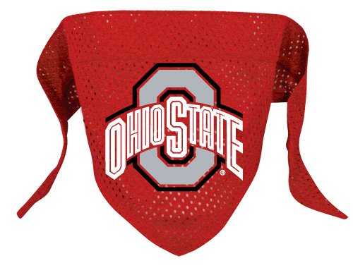 Ohio State Buckeyes Pet Dog Football Jersey Bandana S/M