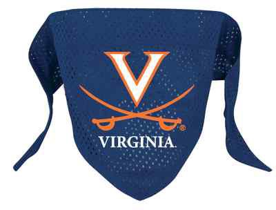 Virginia University Cavaliers Pet Dog Football Jersey Bandana S/M