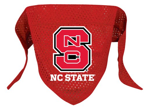 North Carolina State Wolfpack Pet Dog Football Jersey Bandana S/M