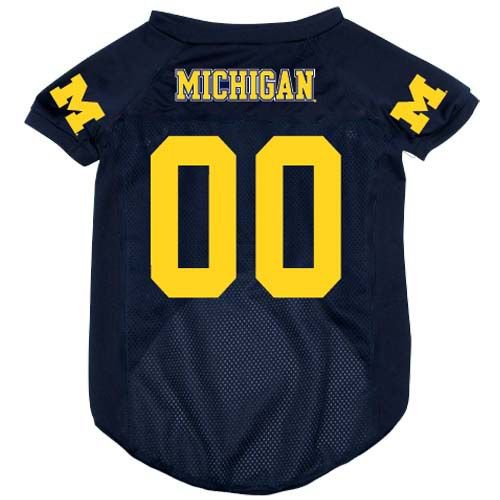 Michigan University Wolverines Pet Dog Football Jersey XL
