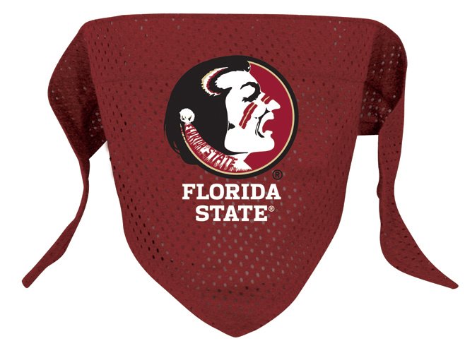 Florida State Seminoles Pet Dog Football Jersey Bandana S/M
