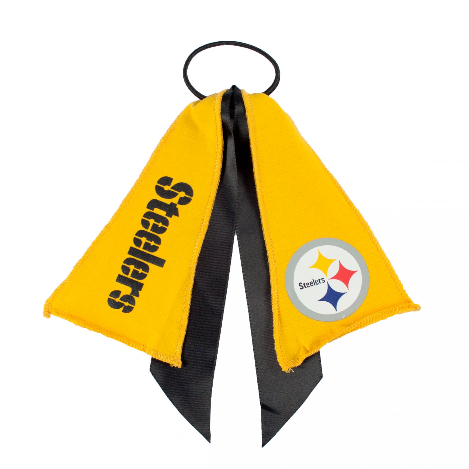Pittsburgh Steelers Ponytail Holder Hair Tie Ribbon Cute