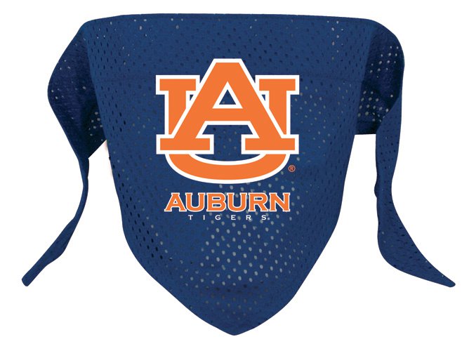 Auburn University Tigers Pet Dog Football Jersey Bandana S/M