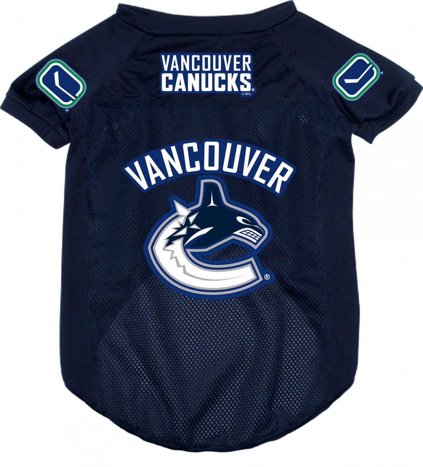 Vancouver Canucks Pet Dog Hockey Jersey Large