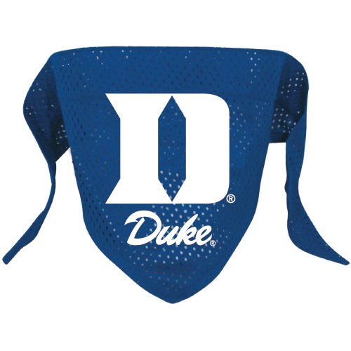 Duke University Blue Devils Pet Dog Football Jersey Bandana M/L