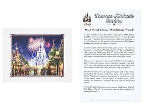 Walt Disney World Main Street USA Deluxe Print by Thomas Kinkade Studios New