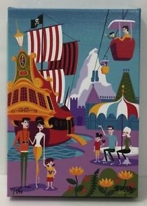 Disney WonderGround Morning In The Magic Kingdom LE Giclee Signed by Shag New