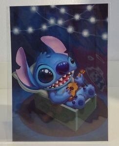 Disney WonderGround Gallery STITCH SERENADE POSTCARD by Kristin Tercek NEW