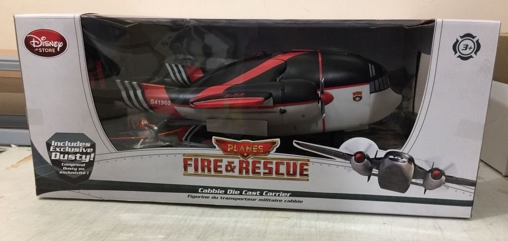Disney Store Planes Fire & Rescue Carry Case Cabbie Die Cast Carrier New in Box