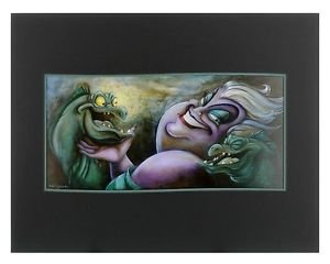 Disney Parks Ursula in What Lurks Below Deluxe Print by Darren Wilson New