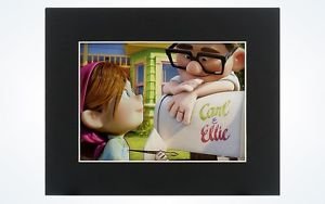 Disney Parks Disney Pixar "UP" Carl and Ellie Limited Release Laser Cel New
