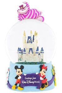 Disney Snow Globe Greetings From Walt Disney World Plays It's A Small World New