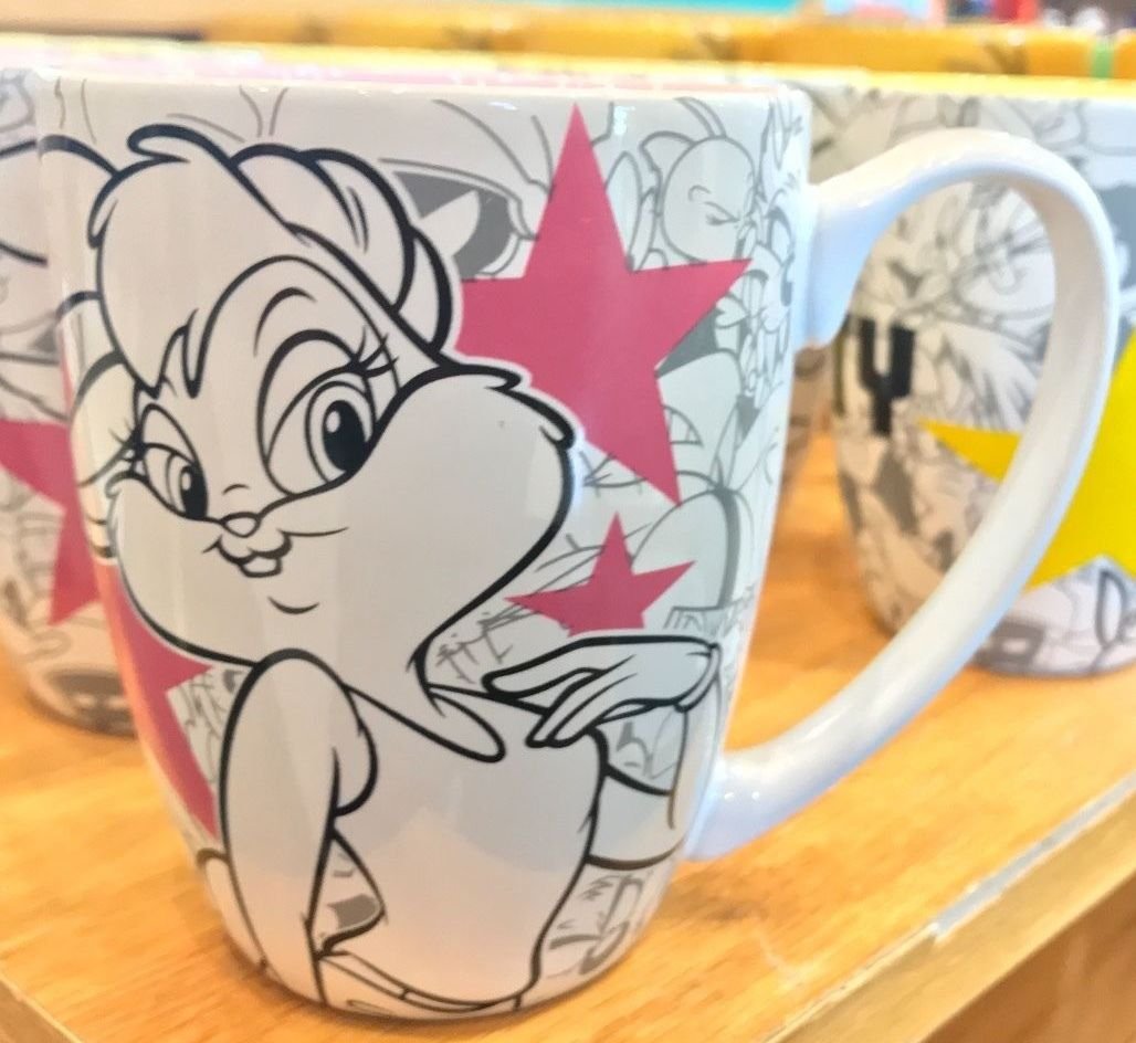 Six Flags Magic Mountain Looney Tunes Superstar Lola Bunny Ceramic Mug New