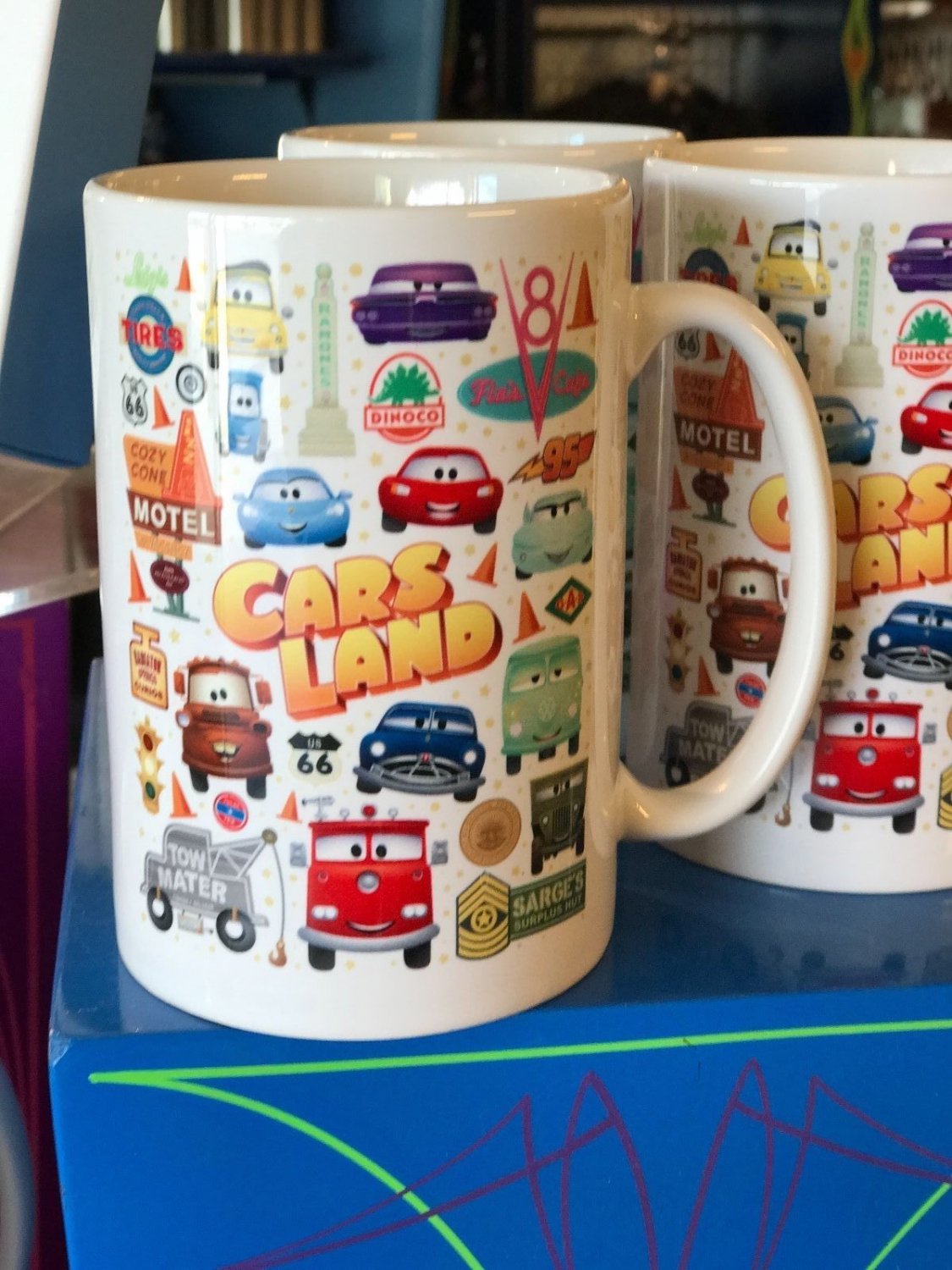 Disney WonderGround Cars Cutest Little County Ceramic Mug Jerrod Maruyama New