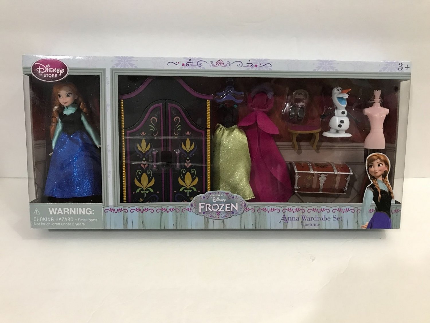 Disney Parks Anna Mini Doll Wardrobe Play Set New in Box