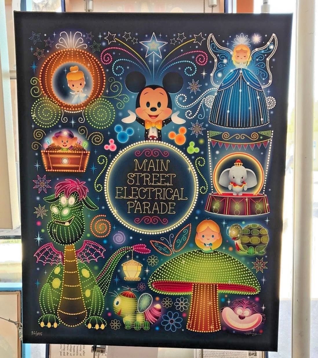 Disney WonderGround LE Giclee Nighttime Magic Electrical Parade Jerrod Maruyama