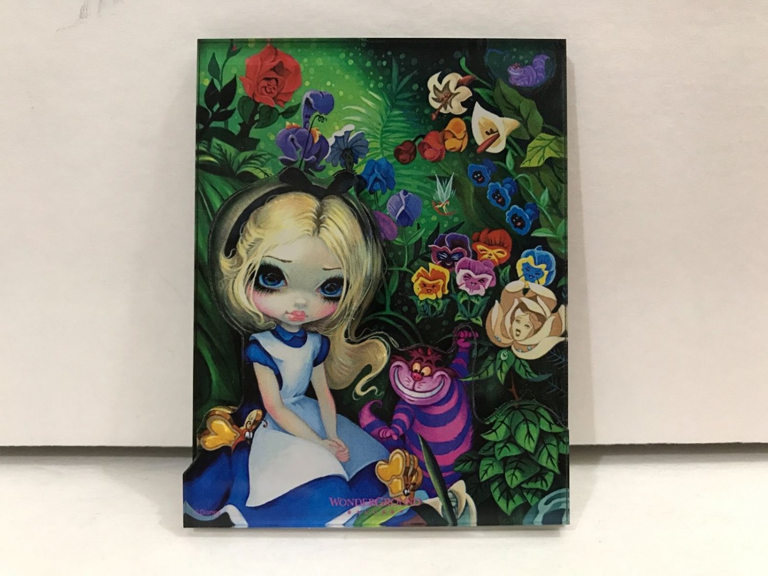 Disney Wonderground Gallery Alice In The Garden Magnet Jasmine Becket-Griffith